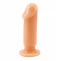 Medium slim dildo flesh