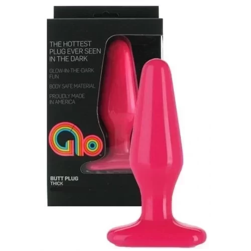 Korek analny świecący w ciemności Glow-Thick Anal Butt Plug (2 kolory)