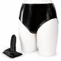 Lateksowe slipy z analnym penisem