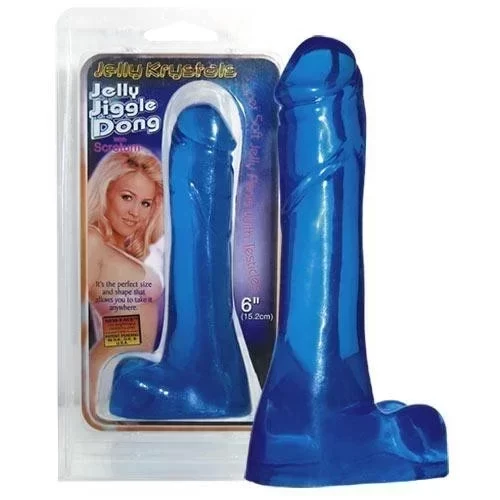 Żelowe dildo Jelly Jiggle Dong