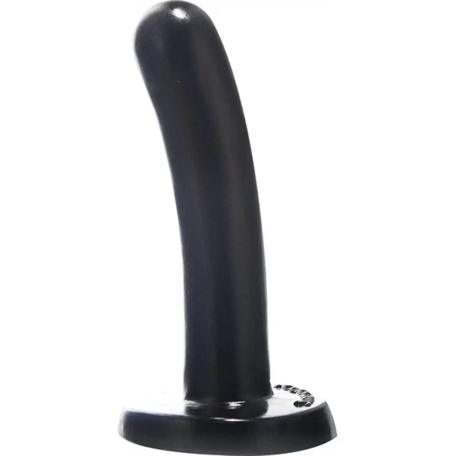 Strap on dildo petite - black - 125 mm. (5.00 inch) Ø 2.5 cm