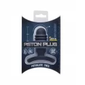 Silicone piston plug 10.20 cm. (4.00 inch) - black