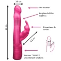 Wibrator ze stymulacja łechtaczki Marc Dorcel Baby Rabbit