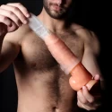 Zestaw Real Boy Kit SilaSkin Cock Sheath Extender Thin + Dildo