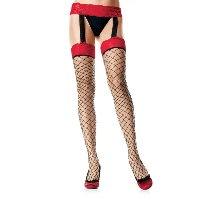 Fence Net Garterbelt Stockings O/S