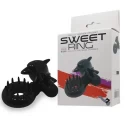 Sweet ring black with dolphin