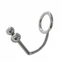 Titus range: cockring double anal ball 45mm