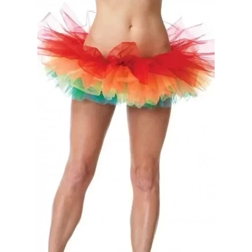 Zmysłowa tęczowa spódniczka Primary Rainbow Tutu