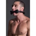 Bad bone - b | plastic head gag with black bone