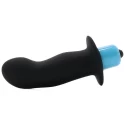 Torex - silicone vibrating plug 10 - black