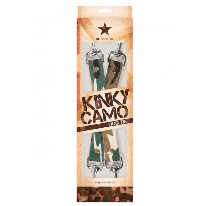 Uprząż w militarny wzór Kinky Camo Hogtie