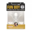 Buck angel fun boy soft hollow 4.5" strap-on | packer - blac