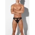 Męskie stringi Spider String Black