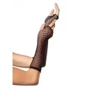 Zmysłowe rękawiczki Triangle Net Fingerless Gloves