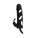 Pretty love 5,5 inch vibrating penis sleeve black