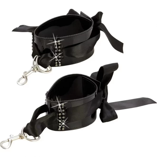 Kajdanki na kostki Bound By Diamonds Ribbon Ankle Cuffs
