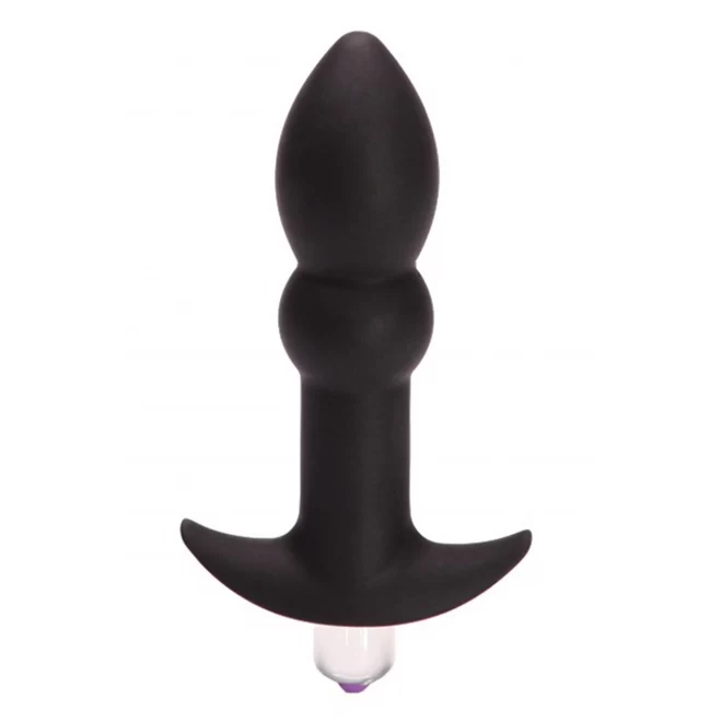 Plug analny z wibracjami Tantus Perfect Plug Plus Black Mit Vibration