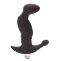 Silikonowy stymulator prostaty z wibracjami Tantus Prostate Play Black Mit Vibration