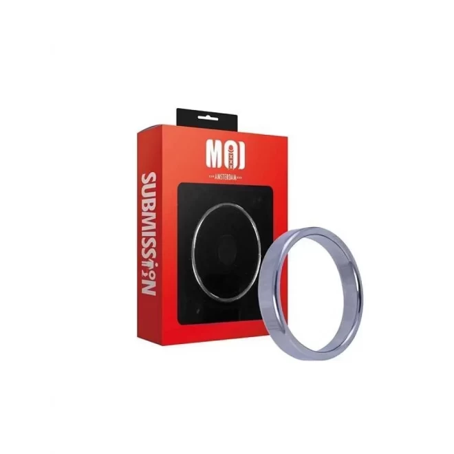 Mr. thready 55 | stainless steel cock ring - Ø 55 mm.