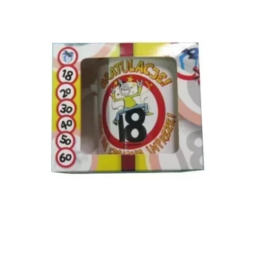 Kubek 18, 30, 40, 50, 60-latka