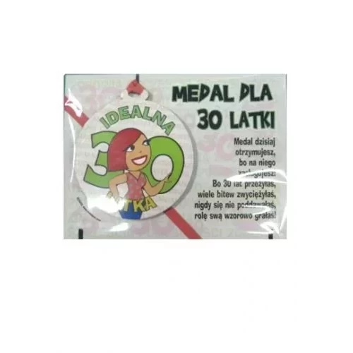 Medal dla 30, 40, 50, 60-latki