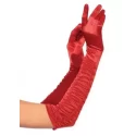 Ekskluzywne rękawiczki Ruched Satin Gloves