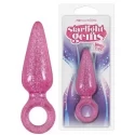 Brokatowy korek analny Starlight Gems Booty Pops Small (2 kolory)