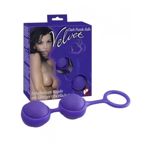Kulki analne Dark Purple Balls