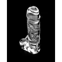 Szklane, potężne dildo Icicles No.40