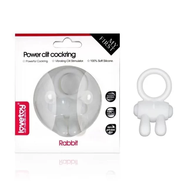 Power clit cockring white