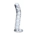 Szklane dildo z podstawą Icicles No.60