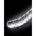 Szklane dildo z podstawą Icicles No.60