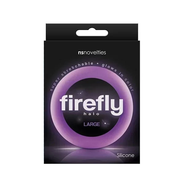 Firefly - halo - cockring 60 mm. large - purple