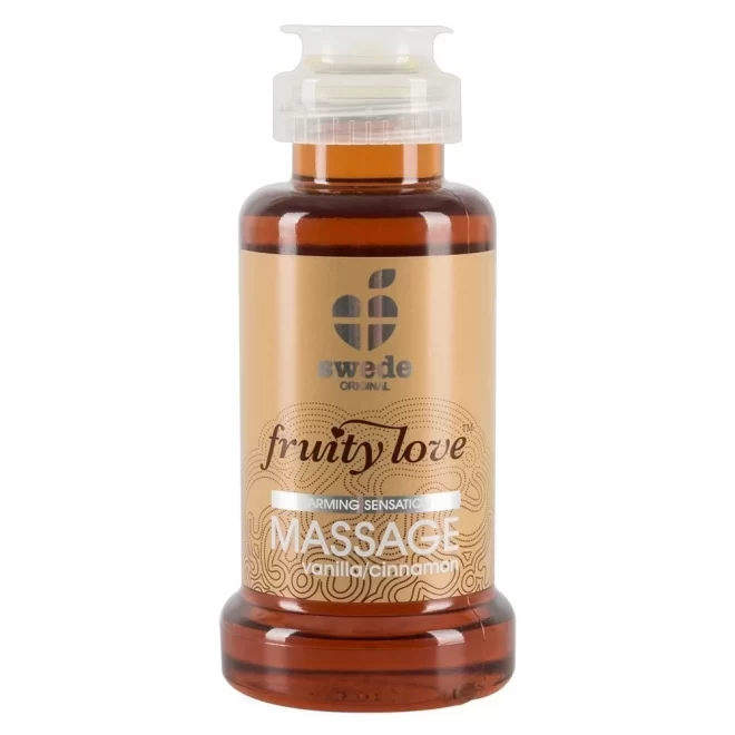 Olejek do masażu Swede Fruity Love Massage Vanilla-Cinnamon 100ml