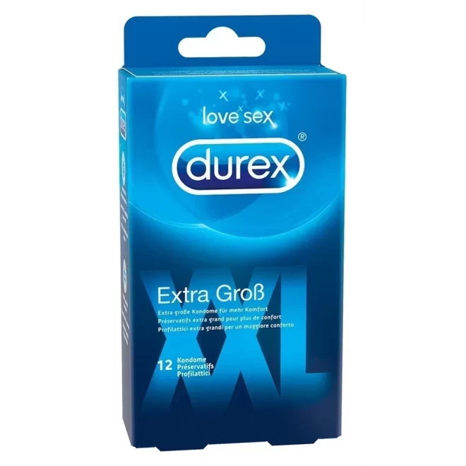 Prezerwatywy Durex Ekstra Grob XXL 12 szt.