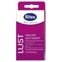 Prążkowane prezerwatywy Ritex Lust 8 szt.