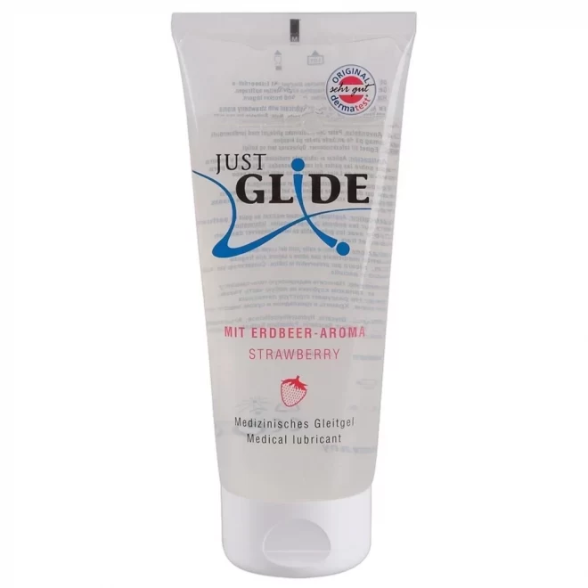 Truskawkowy żel nawilżający Just Glide 200 ml