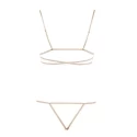 Seksowny biustonosz ze stringami Top Und String