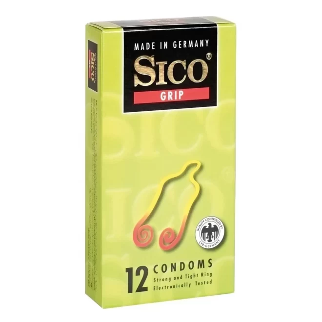 Dopasowane prezerwatywy SICO Grip 12 szt.