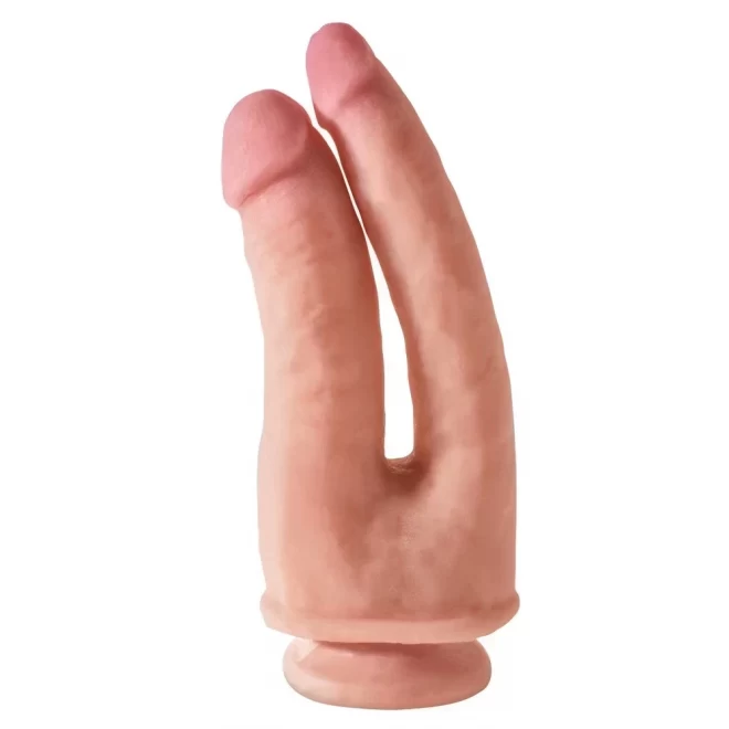 Realistyczne podwójne dildo King Cock