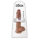 Realistyczne dildo z jądrami Cock 10 Inch W/ Balls (2 kolory)