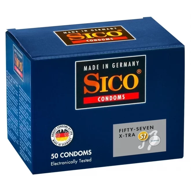 Prezerwatywy w rozmiarze 57 mm Sico Xtra 50 szt.