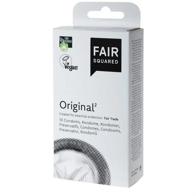 Prezerwatywy klasyczne, 10szt, Fair Squared Original