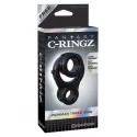 Potrójny ring na penisa i jądra Fantasy C-Ringz Ironman Triple Ring
