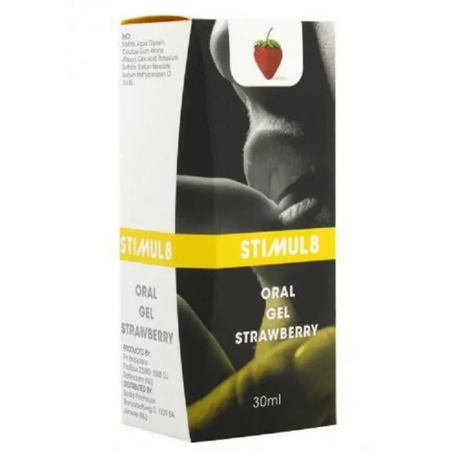 Żel do miłości oralnej Stimul8 Oral Strawberry 30 ml
