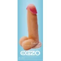 Egzo Mad Banana Dildo - suction cup