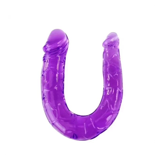 DOUBLE DONG 30CM FIOLETOWY