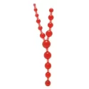 Podwójne kulki analne Triple Anal Pleasure Beads - Clear
