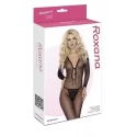 Interesująco wycięte bodystocking Fishnet catsuit