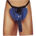 Stringi z motywem słonia Party g-string blue o.s.